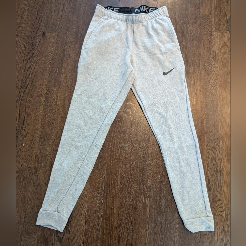 Nike Mens Light Gray Sweatpants